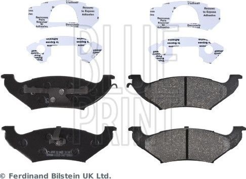 Тормозные колодки Blue Print. Артикул ADA104235