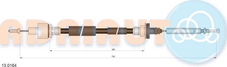 Трос сцепления Adriauto. Артикул 13.0164