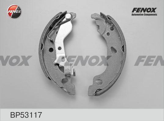 Тормозные колодки Fenox задние для Zastava 10 2005-2008. Артикул BP53117