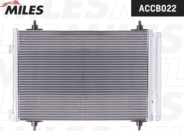 Радиатор кондиционера (конденсатор) Miles для Citroen C4 Picasso I 2006-2013. Артикул ACCB022