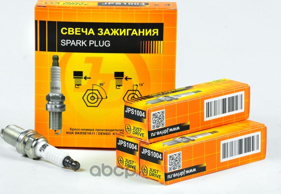 Свеча зажигания /BKR5EYA11/K16RU11 (Just Drive). Артикул JPS1004