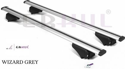 Багажные поперечины для рейлингов Erkul Wizard V1 M для BMW X5 E53 2004-2006 Серебристые. Артикул 02.WIZ.04.04.V1.G