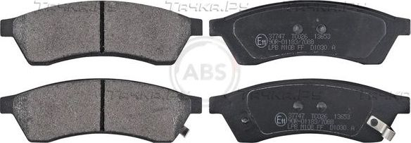 Тормозные колодки ABS задние для Chevrolet Epica I 2006-2012. Артикул 37747
