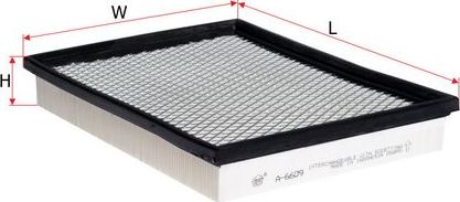 Воздушный фильтр Sakura. Артикул A-6609