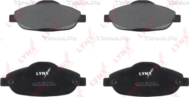 Тормозные колодки LYNXauto. Артикул BD-6102