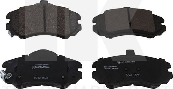 Тормозные колодки NK. Артикул 223429