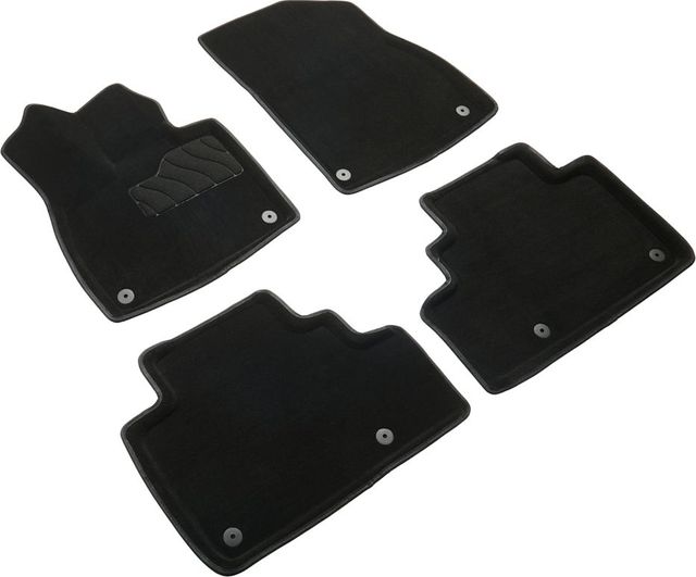 Коврики Seintex 3D ворсовые для салона Li Auto L6 2023-2026 Черные. Артикул 317909