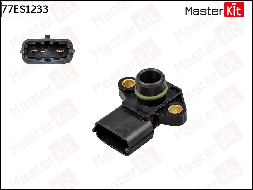 Датчик, давление во впускном газопроводе HYUNDAI/KIA 2.0CRDi/2.2CRDi (Master KIT). Артикул 77ES1233