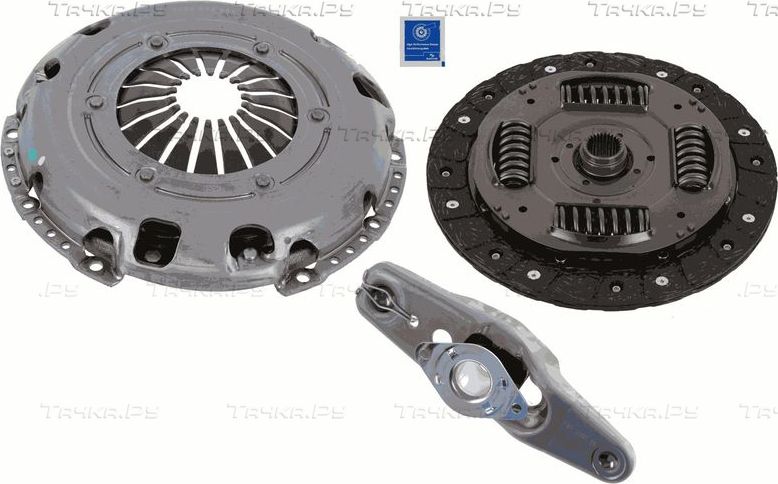 Сцепление (комплект) SACHS для Skoda Roomster I 2006-2010. Артикул 3000 951 575