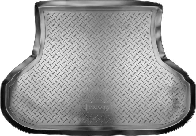 Коврик Норпласт для багажника Lada Priora седан 2007-2026. Артикул NPL-P-94-55