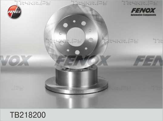 Тормозной диск Fenox задний для Citroen C6 2009-2012. Артикул TB218200