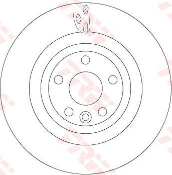 Тормозной диск TRW. Артикул DF6706S
