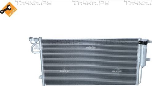 Радиатор кондиционера (конденсатор) NRF. Артикул 350363