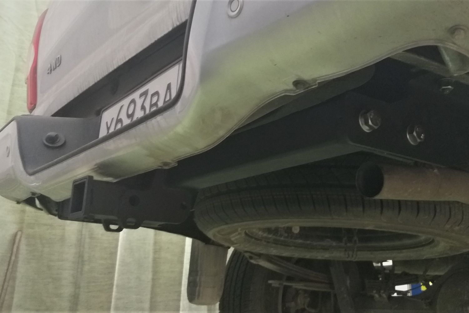 Фаркоп AvtoS под квадрат для Jac T6 2020-2026 без шара в комплекте. Быстросъемный крюк. Артикул JC 01