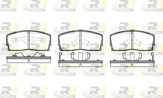 Тормозные колодки RoadHouse передние для Hafei Brio 2003-2010. Артикул 2254.02