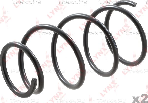 Пружина подвески LYNXauto передняя для Toyota Camry 30 (V30, XV30) 2001-2003. Артикул SC-2007