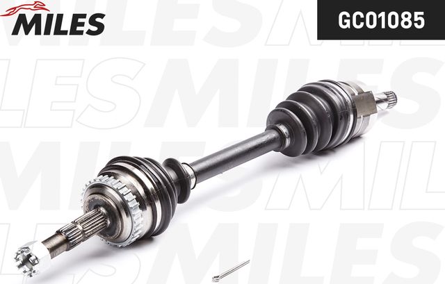 Полуось (привод в сборе, приводной вал) Miles передняя левая для Opel Tigra B 2004-2010. Артикул GC01085
