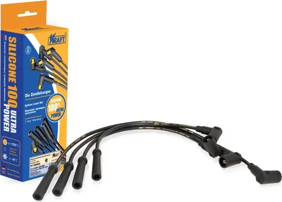 Провода высоковольтные ВАЗ 2121 инжектор силикон 100%, Niva Urban (Kraft) Kraft. Артикул KT042302