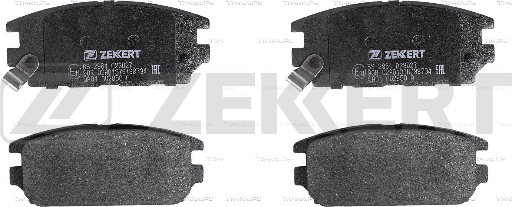 Тормозные колодки Zekkert задние для Mitsubishi Space Wagon III 1998-2004. Артикул BS-2961