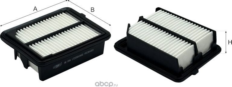 Фильтр воздушный HONDA Accord X 2.0 (CR) (Goodwill). Артикул AG 094