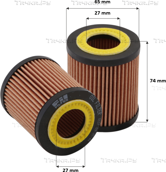 Масляный фильтр FIL Filter для Ford Ranger III 2011-2015. Артикул MLE 1451 A