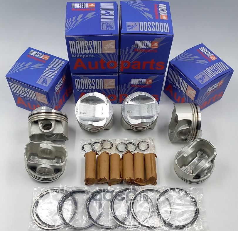 SPR30EA83722STD_Поршень кольца комплект 837 3.0 22 на 1 цилиндр (Mousson). Артикул SPR30EA83722STD