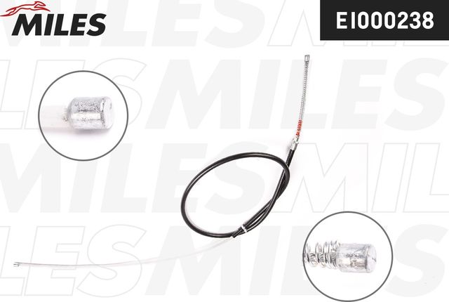 Трос ручника (тросик ручного тормоза) Miles задний правый/левый для Skoda Octavia Tour 1996-2010. Артикул EI000238