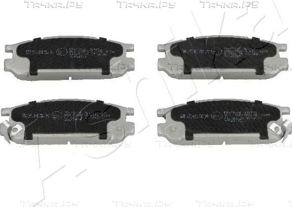 Тормозные колодки ASHIKA задние для Subaru Legacy II 1994-1999. Артикул 51-07-701