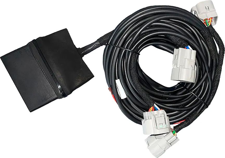 Штатная электрика фаркопа Концепт Авто 7-контактная с блоком в герметичном чехле для Toyota Hilux VIII 2020-2026. Артикул KA SC 71 115 009 CASE