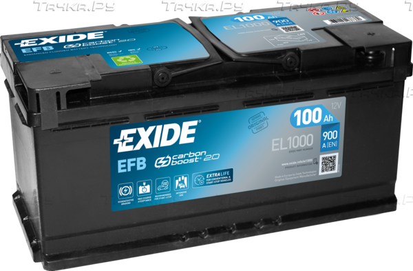Аккумулятор Exide EFB для Mercedes-Benz GL-Класс I (X164) 2006-2012. Артикул EL1000