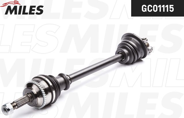 Полуось (привод в сборе, приводной вал) Miles левая для Renault Scenic II 1999-2003. Артикул GC01115