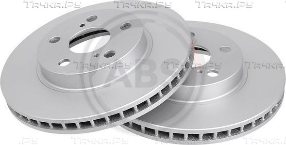 Тормозной диск ABS передний для Toyota Prius III (XW30) 2008-2011. Артикул 16301