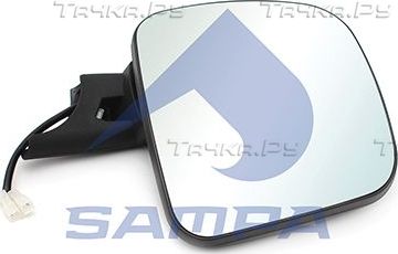 Зеркало боковое Sampa для Scania G 2004-2015. Артикул 043.488