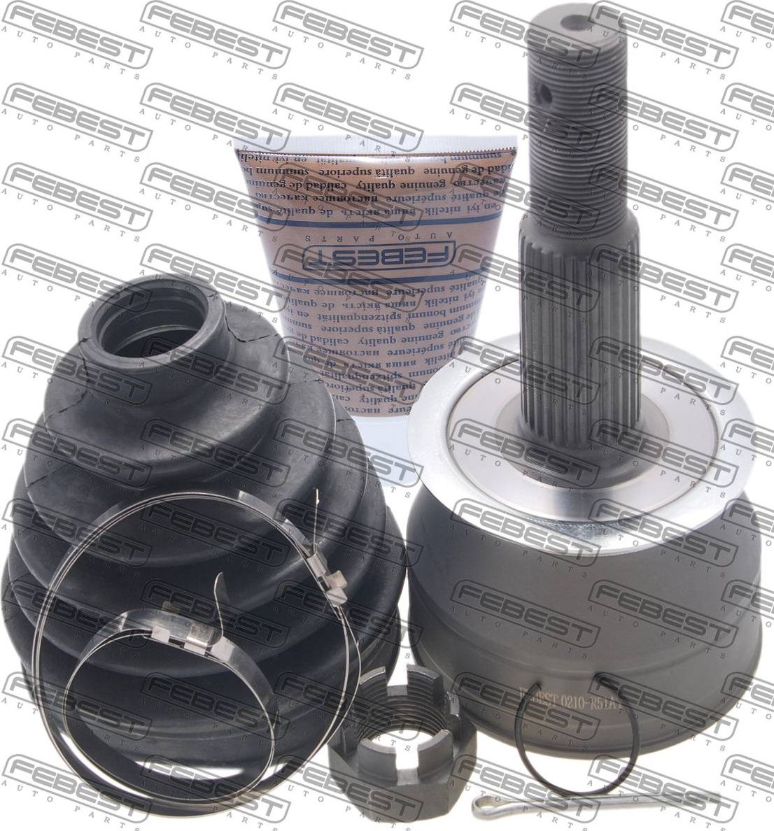 Шрус наружный (граната) Febest. Артикул 0210-R51AT