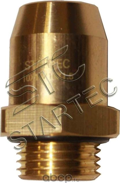 Соединитель трубки ПВХ,полиамид d=12х1.5мм (наружная резьба) М16х1.5 прямой лату (Startec). Артикул INF111612