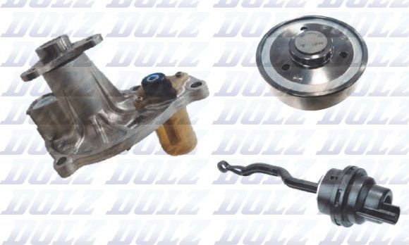 Помпа (водяной насос) Dolz для BMW 8 II (G14/G15/G16) 2018-2020. Артикул B262V