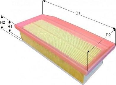 Воздушный фильтр  Tecneco Filters. Артикул AR27030PMS