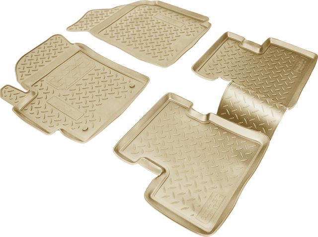 Коврики Норпласт для салона Daewoo Matiz 2005-2026 БЕЖЕВЫЕ. Артикул NPA11-C15-200-B