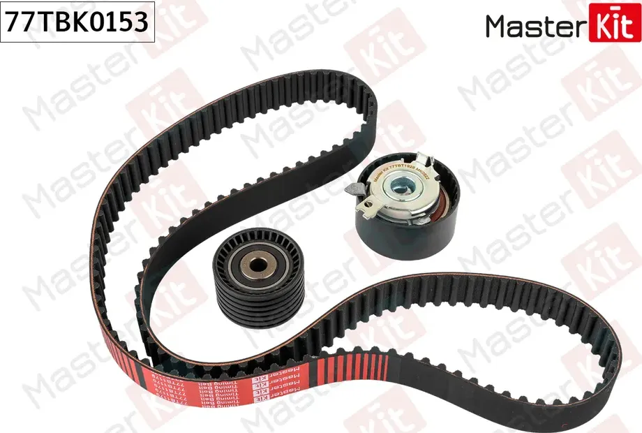 Комплект ремня ГРМ RENAULT LOGAN/SANDERO (Z 132) 16V (Master KIT). Артикул 77TBK0153