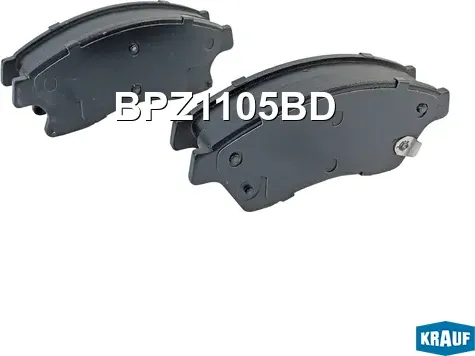 Колодки тормозные диск. передн. Krauf. Артикул BPZ1105BD