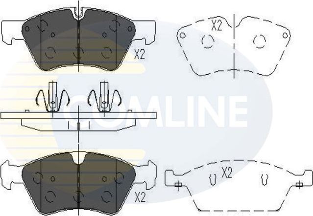 Тормозные колодки Comline Comline. Артикул CBP06060