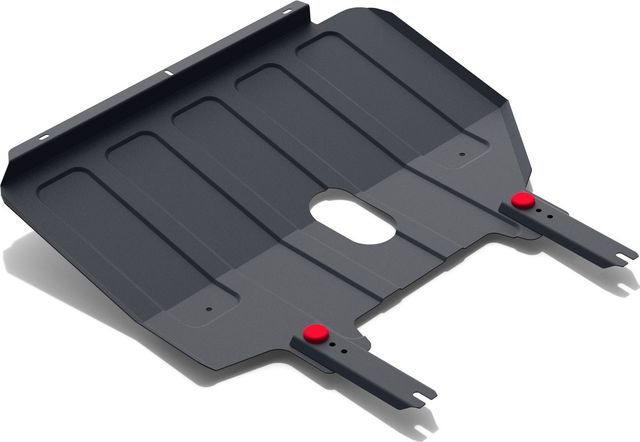 Защита АвтоБРОНЯ для картера и КПП Chery Tiggo 2 2016-2020. Артикул 111.00918.1