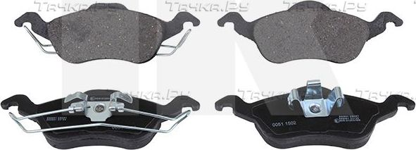 Тормозные колодки NK передние для Ford Focus I 1998-2005. Артикул 222551