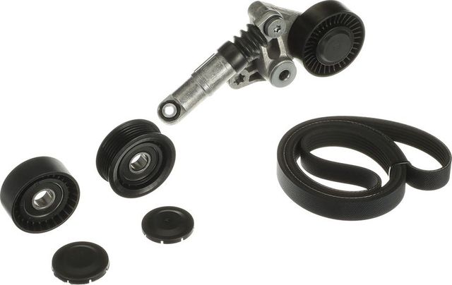 Приводной ремень поликлиновой с роликами (комплект) Gates Micro-V® для Audi A4 III (B7) 2004-2009. Артикул K016PK2460