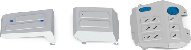 Защита алюминиевая Rival для картера, КПП, топливного бака и адсорбера Changan UNI-K 2020-2026. Артикул K333.8908.1