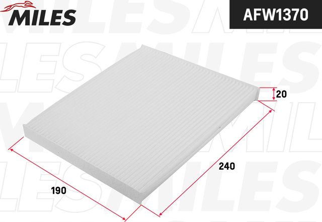 Салонный фильтр Miles для Kia Cerato IV 2018-2026. Артикул AFW1370