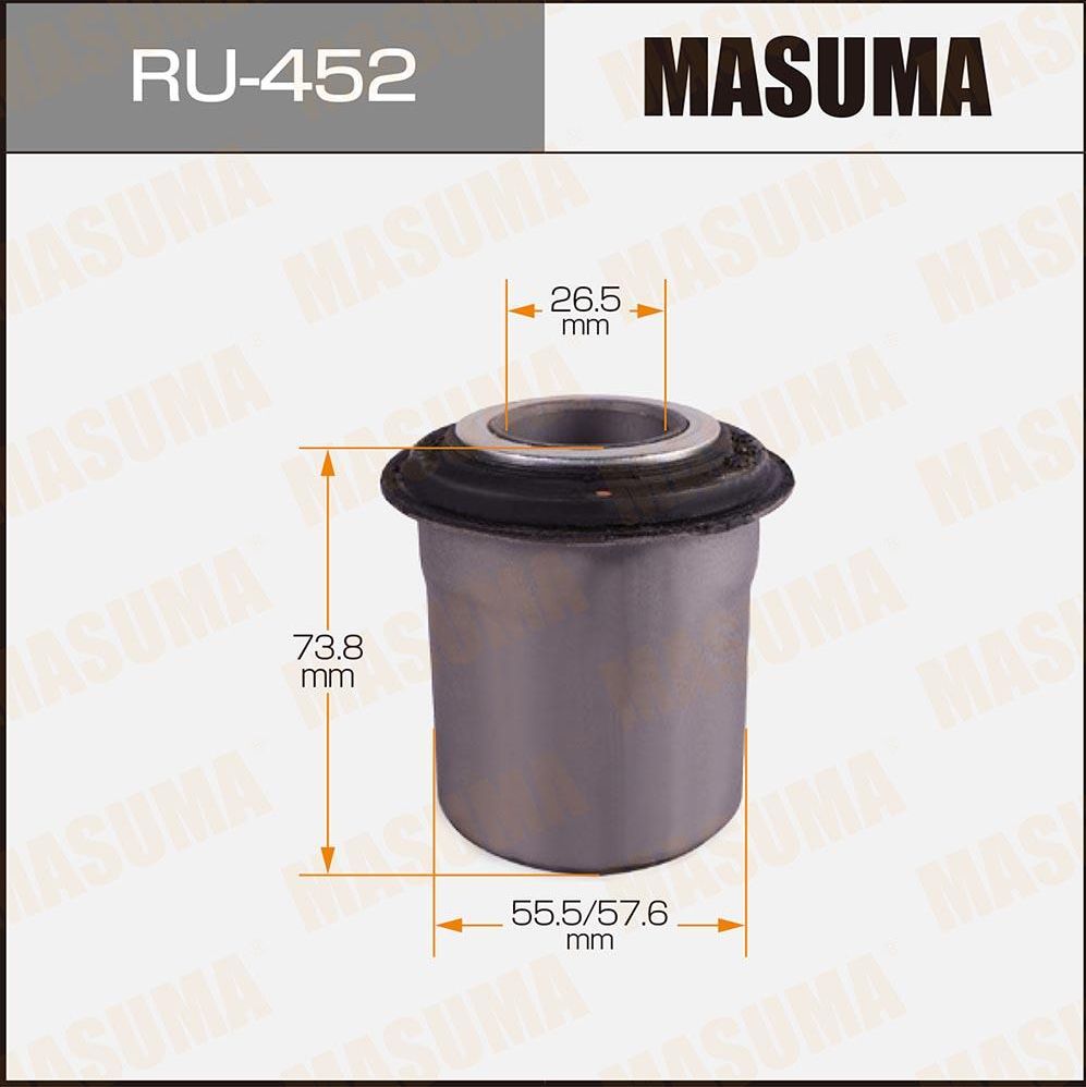 Сайлентблок переднего рычага подвески Masuma. Артикул RU-452