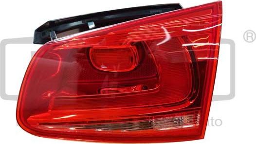 Фонарь задний DPA правый внутренний для Volkswagen Touareg II 2010-2018. Артикул 99451835602