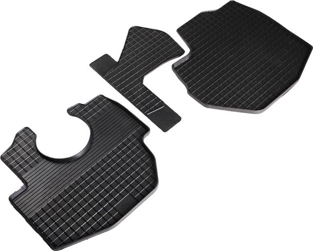 Коврики резиновые Seintex с узором сетка для салона JAC N25/N35 2022-2026. Артикул 98388