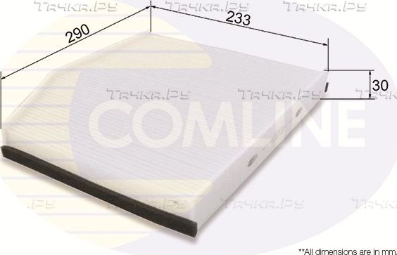Салонный фильтр Comline для Ford Tourneo Custom I 2012-2026. Артикул EKF384